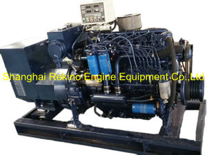 100KW 125KVA 50HZ CCFJ100J-W Weichai marine diesel genset generator (WP6CD132E200+MP-H-100-4)