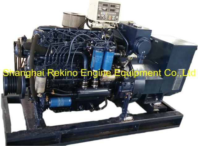 100KW 125KVA 60HZ CCFJ100J-W Weichai marine diesel genset generator (WP6CD132E201+MP-H-100-4)